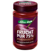 Mousse Ă  la cerise (Amarena - cerises sauvages 75% fruit) BIO 250 g - ALLOS